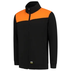 SWEATER ZIP BICOLOR 302014