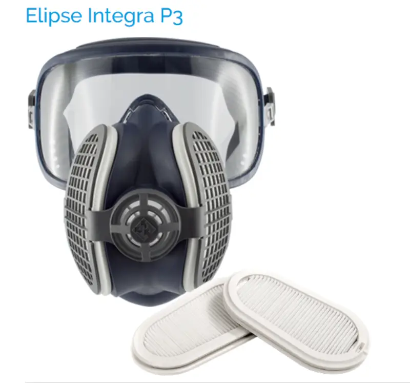 HALFMASKER MET BRIL ELIPSE INTEGRA P3 1 HALFMASKER MET BRIL ELIPSE INTEGRA P3